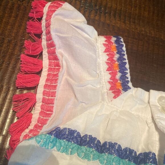 Toddler 2T Cat & Jack Bohemian Tassel Embroidered Dress - Picture 9 of 12